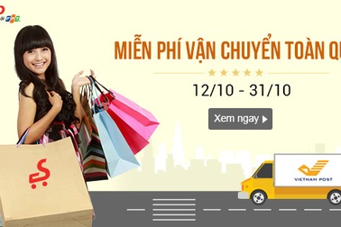 Miễn phí vận chuyển toàn quốc trong tháng 10 tại Sendo.vn
