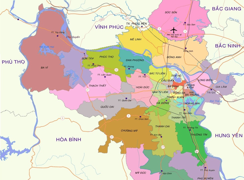 Hà Nội muốn đưa huyện Đông Anh, Sóc Sơn, Mê Linh lên thành phố - 1 Hà Nội muốn đưa huyện Đông Anh, Sóc Sơn, Mê Linh lên thành phố - 1