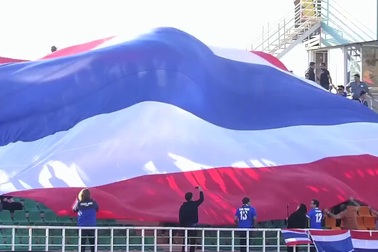 Thái Lan trong trận thua Iraq 0-4 tại vòng loại World Cup 2018