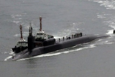 Tàu ngầm hạt nhân Mỹ cập cảng Hàn Quốc