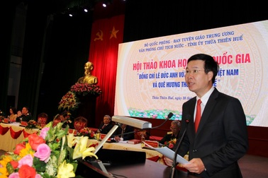 Hội thảo kỷ niệm 100 năm ngày sinh Chủ tịch nước, Đại tướng Lê Đức Anh