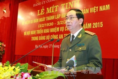 Đảng ủy Công an Trung ương triển khai chương trình công tác 2015