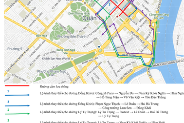 Nhiều tuyến đường trung tâm bị cấm xe để diễn tập chữa cháy