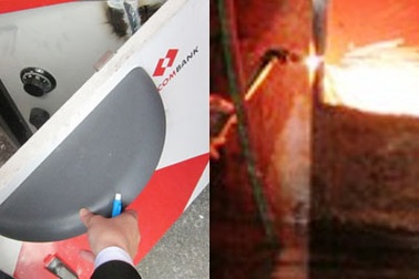 Phán đoán “vũ khí” cắt trụ ATM của phường trộm cắp