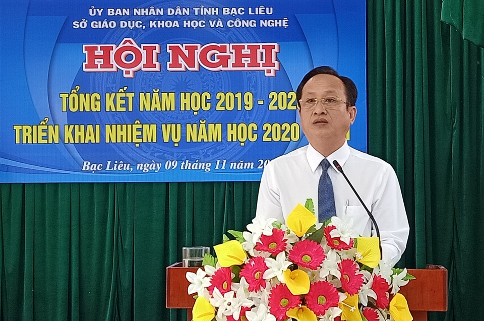 Phó Bí thư Bạc Liêu: Phải chống tình trạng lạm thu trong ngành Giáo dục - 1 Phó Bí thư Bạc Liêu: Phải chống tình trạng lạm thu trong ngành Giáo dục - 1