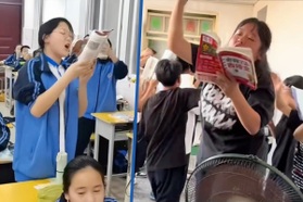 Học sinh được khuyến khích gây ồn ào trong giờ tự học để giảm áp lực