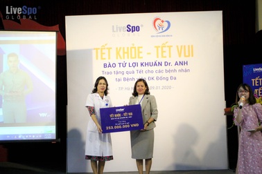 “Bào tử lợi khuẩn Dr. ANH” tổ chức chương trình Tết khỏe - Tết vui tại các bệnh viện