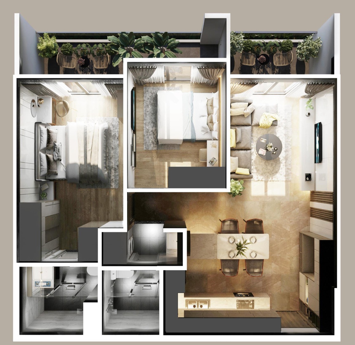 Người trẻ chuộng căn hộ 2 phòng ngủ tại dự án FIATO Premier - 2