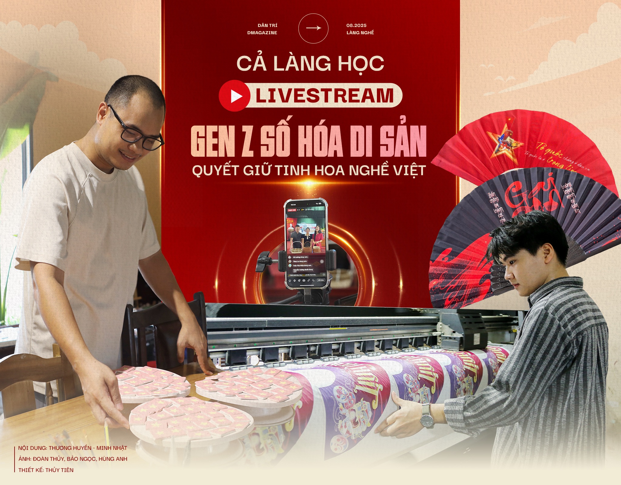 Cả làng học livestream, Gen Z số hóa di sản quyết giữ tinh hoa nghề Việt