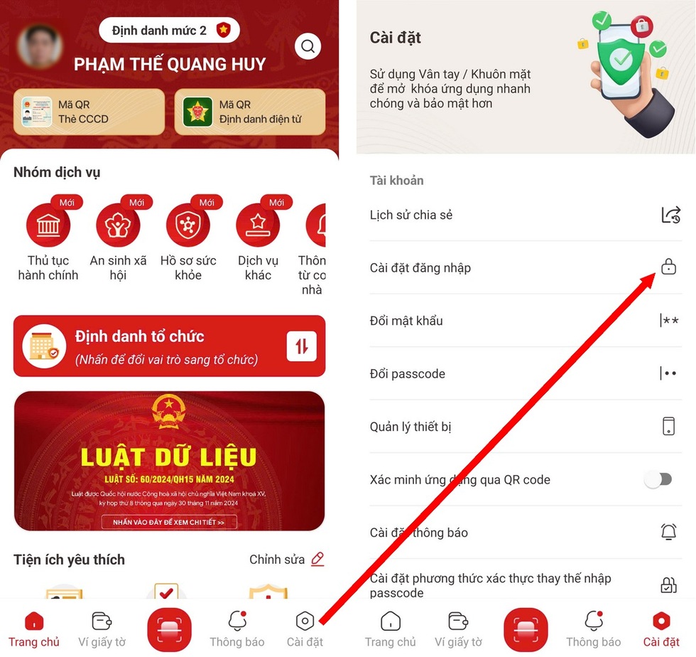 Cách đăng nhập nhanh vào các ứng dụng dịch vụ công không cần mật khẩu - 3 Cách đăng nhập nhanh vào các ứng dụng dịch vụ công không cần mật khẩu - 3