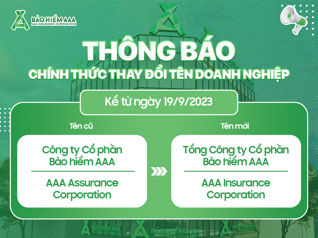 Bảo hiểm AAA đổi tên, muốn vào top 10 doanh nghiệp phi nhân thọ doanh thu cao nhất - 1 Bảo hiểm AAA đổi tên, muốn vào top 10 doanh nghiệp phi nhân thọ doanh thu cao nhất - 1