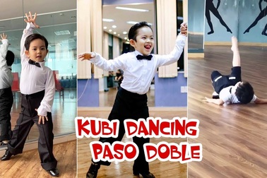 Con trai Khánh Thi - Phan Hiển thể hiện rõ đam mê nhảy múa thừa hưởng từ bố mẹ