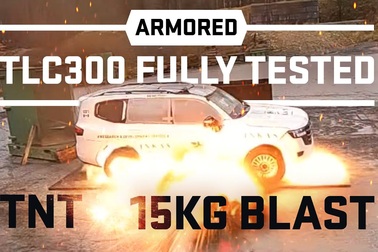 Khả năng chống đạn của Land Cruiser 300 phiên bản bọc thép