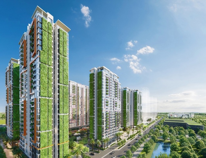 Hệ thống vườn treo làm nên chất riêng cho LUMIÈRE Boulevard