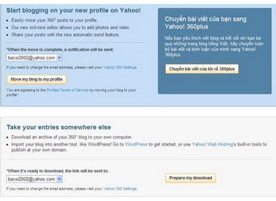 Yahoo! Việt Nam “chơi khó” các mạng xã hội trong nước