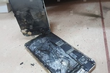 Thêm một chiếc iPhone 6S phát nổ sau khi cắm sạc