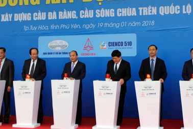 Thủ tướng bấm nút khởi công cây cầu vượt sông Ba