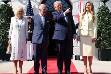 Tổng thống Trump tiếp Vua và Hoàng hậu Anh thăm Nhà Trắng