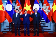 Cuộc làm việc của Thủ tướng Việt Nam - Campuchia - Lào