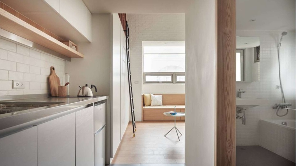 Tuyệt chiêu thiết kế cho ngôi nhà 25m2 vẫn rộng rãi, đầy đủ tiện nghi - 9 Tuyệt chiêu thiết kế cho ngôi nhà 25m2 vẫn rộng rãi, đầy đủ tiện nghi - 9