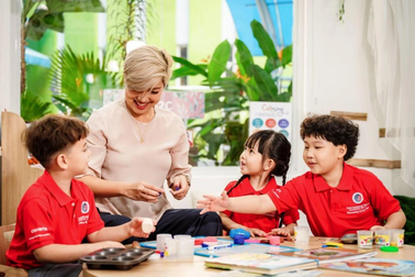 Phương pháp học không sách giáo khoa tại trường Quốc tế Saigon Pearl