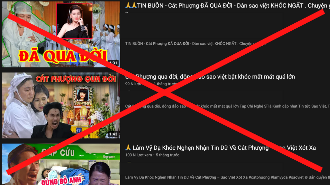 Quyền Linh, Cát Tường dở khóc dở cười vì tin đồn qua đời - 1 Quyền Linh, Cát Tường dở khóc dở cười vì tin đồn qua đời - 1