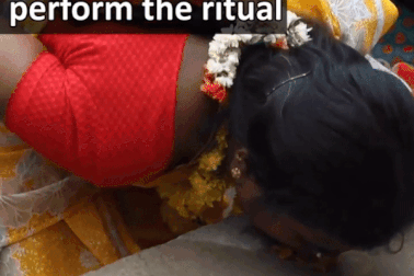 Kỳ lạ nghi thức quỳ gối, ăn cơm trộn cát để... cầu có con