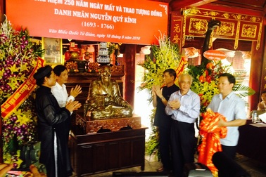 Long trọng lễ tưởng niệm 250 năm ngày mất danh nhân Nguyễn Quý Kính