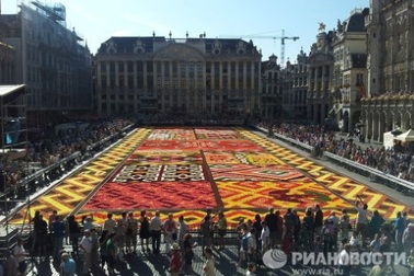 Thảm hoa khổng lồ được làm từ 1 triệu bông hoa