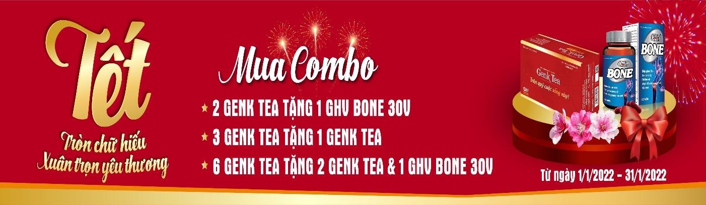 GenK Tea - món quà tết dự phòng sức khỏe ung bướu cho người thân yêu - 3