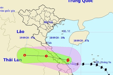 Bão số 5 áp sát các tỉnh Quảng Bình đến Đà Nẵng