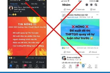 Bộ GD-ĐT bác thông tin thi tốt nghiệp THPT 2022 bằng hình thức tự luận