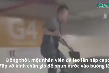 Phá kính xe BMW để dập đám cháy ở tầng hầm của Takashimaya