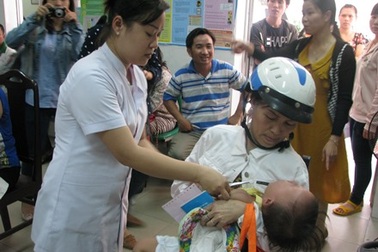 Hơn 202.000 trẻ được tiêm vắc xin sởi - rubella