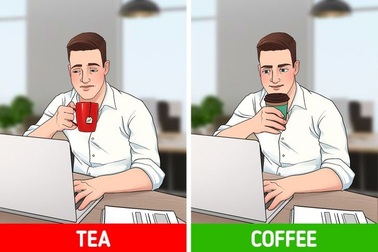 5 lý do uống cà phê tốt hơn trà vào buổi sáng