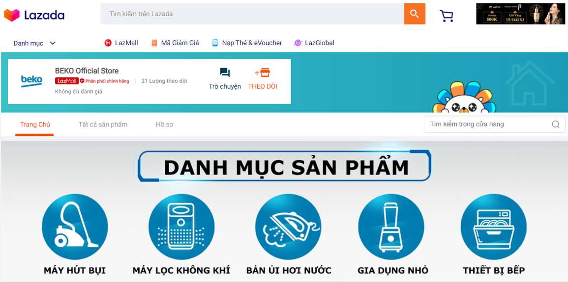 Beko ra mắt gian hàng chính hãng trên các sàn thương mại điện tử tại Việt Nam - 1 Beko ra mắt gian hàng chính hãng trên các sàn thương mại điện tử tại Việt Nam - 1