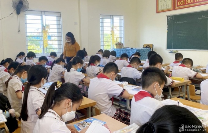 Từ 30/9, thị xã Cửa Lò chuyển từ dạy học trực tiếp sang trực tuyến. Ảnh minh họa: baonghean.vn