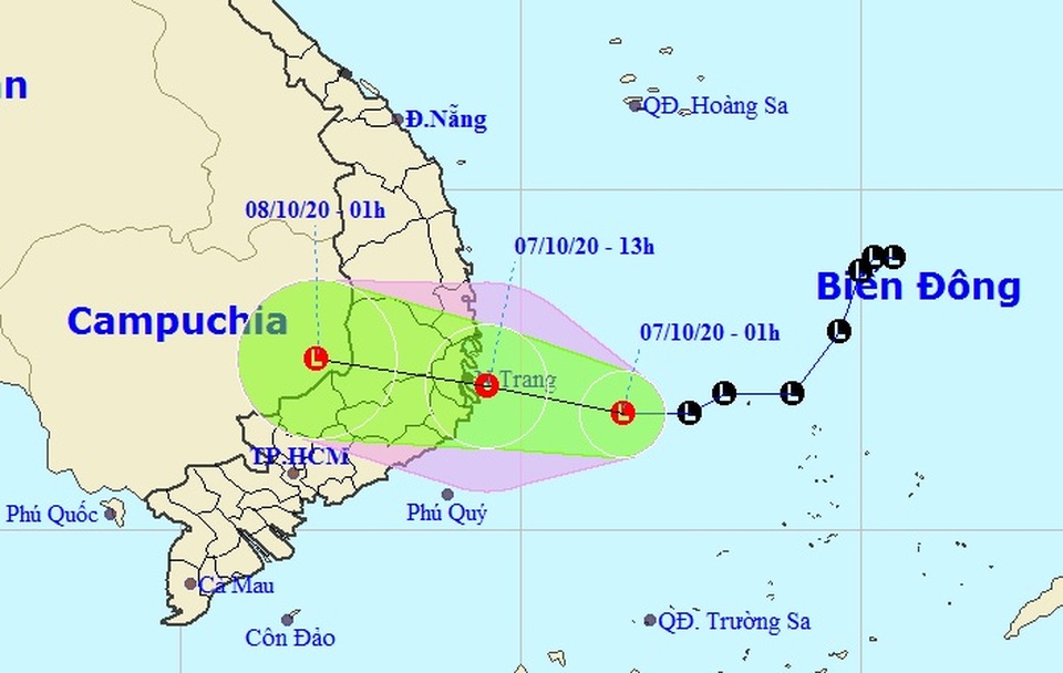 Vùng áp thấp trên Biển Đông gây mưa rất to ở miền Trung và Tây Nguyên - 1 Vùng áp thấp trên Biển Đông gây mưa rất to ở miền Trung và Tây Nguyên - 1