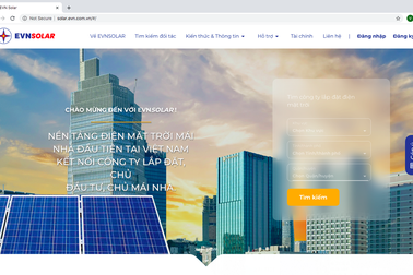 Thử nghiệm nền tảng EVNSOLAR phát triển điện mặt trời áp mái