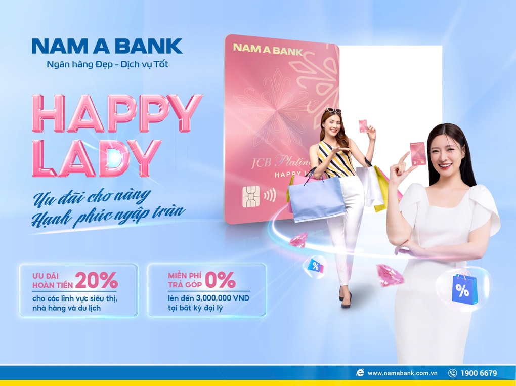 Thẻ tín dụng Happy Lady hoàn tiền đến 20% dịp Tết Ất Tỵ - 1