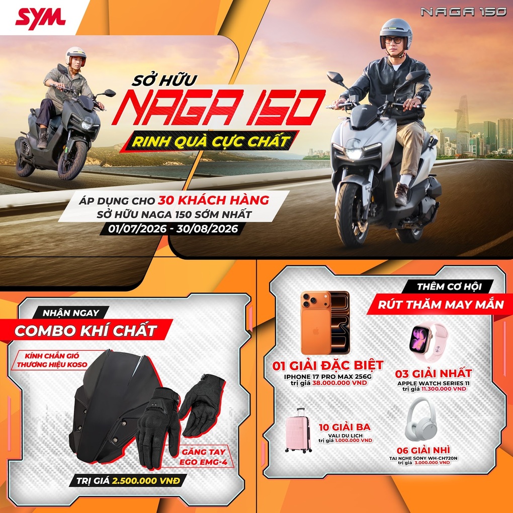 NAGA 150: Phiêu chất phố thị, bản lĩnh dặm trường - 4