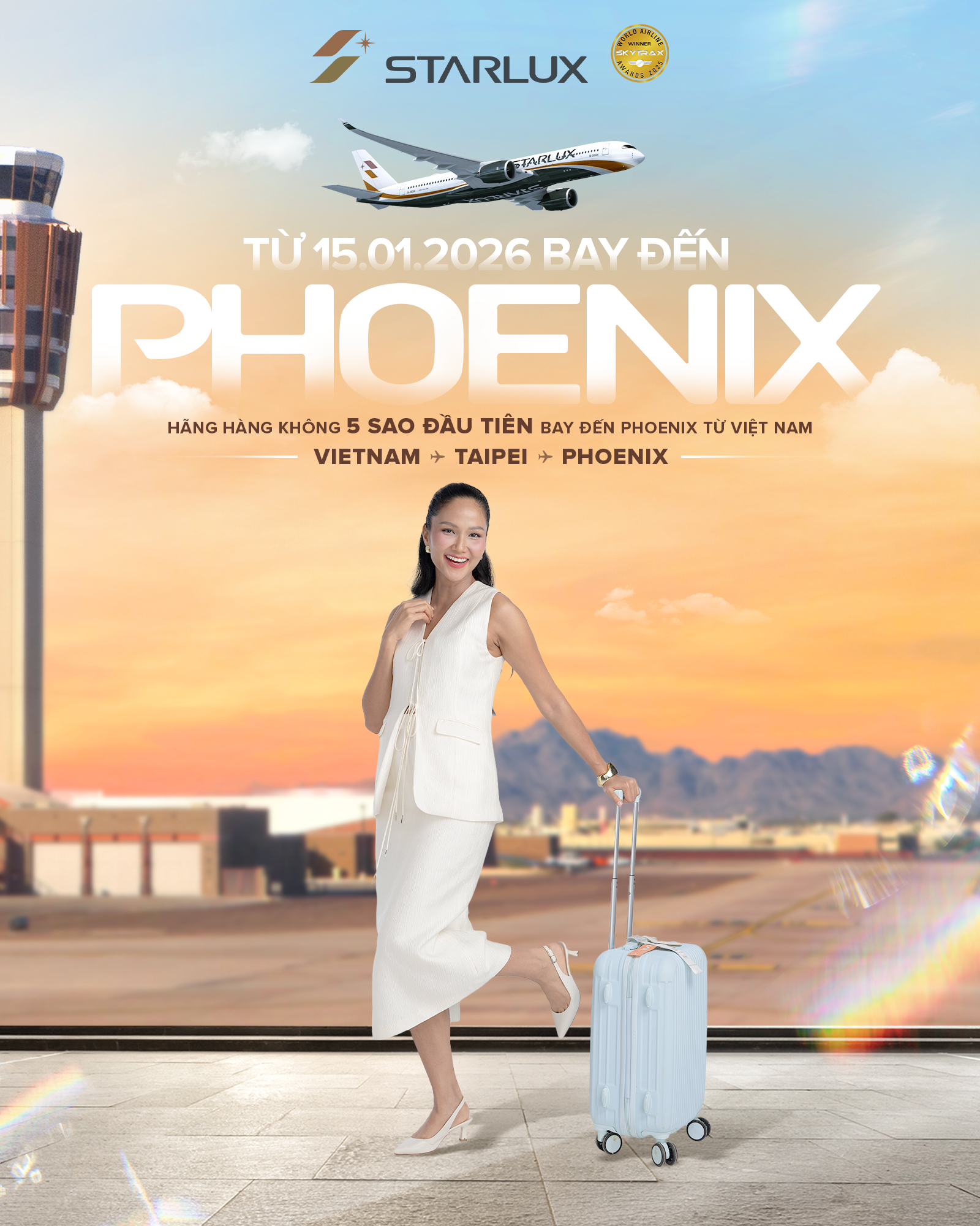STARLUX Airlines mở tuyến bay kết nối từ Việt Nam đến Phoenix, Arizona qua Đài Bắc - 3