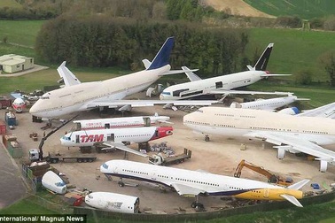 Bên trong "nghĩa địa" máy bay lớn nhất châu Âu