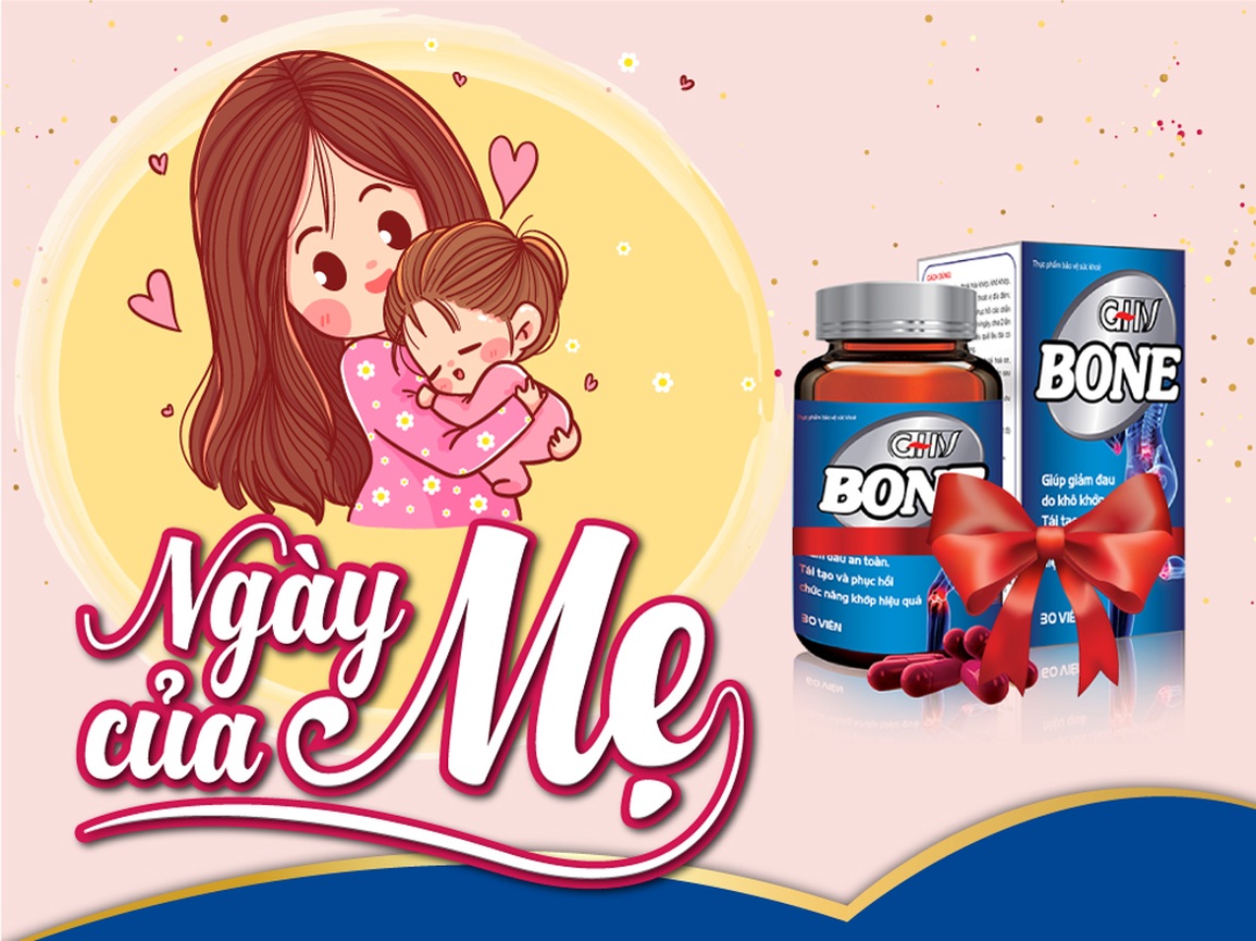 Viên khớp GHV Bone - Món quà sức khỏe nhân đôi ý nghĩa Ngày của Mẹ - 1 Viên khớp GHV Bone - Món quà sức khỏe nhân đôi ý nghĩa Ngày của Mẹ - 1