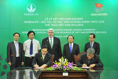 Herbalife cam kết hỗ trợ thiết thực để phát triển thể thao Việt Nam
