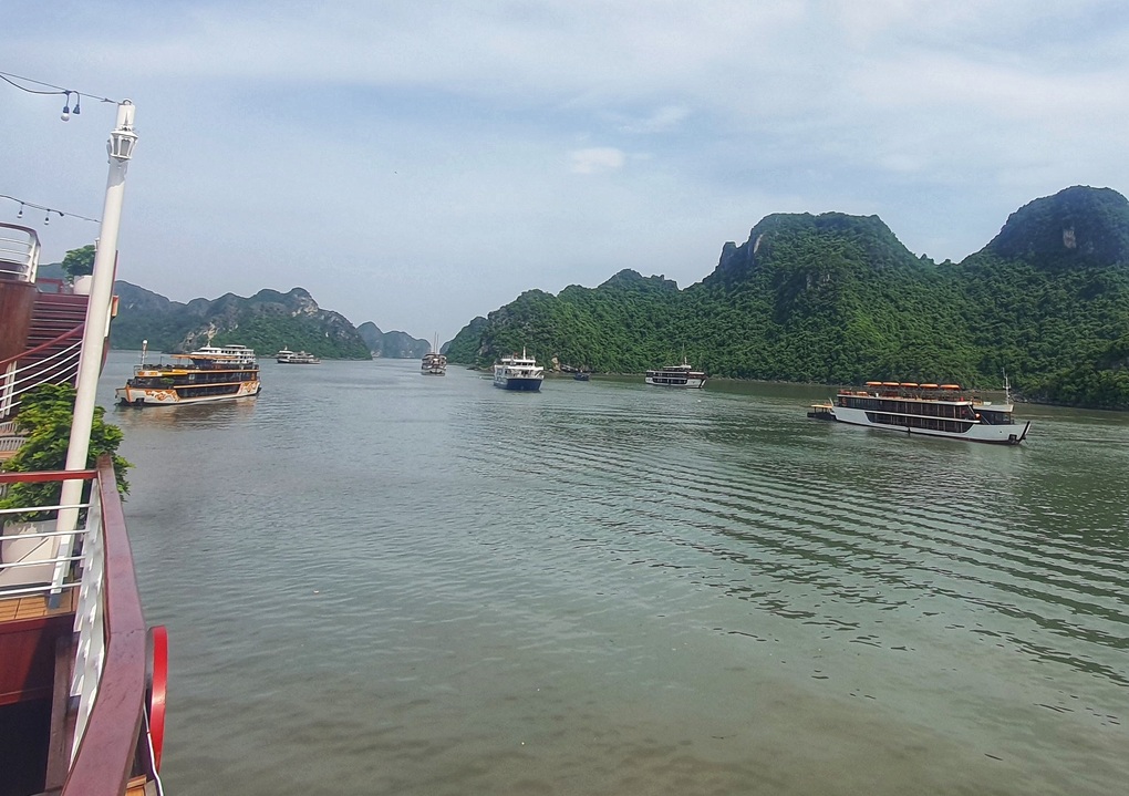 Du thuyền vịnh Hạ Long tìm nơi tránh bão - 1 Du thuyền vịnh Hạ Long tìm nơi tránh bão - 1