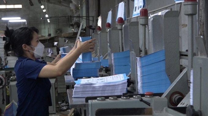 Nhà xuất bản Giáo dục Việt Nam đang tập trung mọi nguồn lực in sách giáo khoa để kịp thời phát hành đến các địa phương trước năm học mới. 