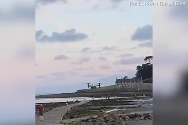 Trực thăng tập dượt chuẩn bị hội nghị G7 ở Anh