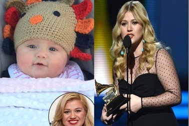 Kelly Clarkson “khoe” con gái trước khi sang Việt Nam