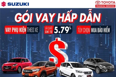 Vay mua xe Suzuki lên đến 85% giá trị xe với dịch vụ tài chính hấp dẫn